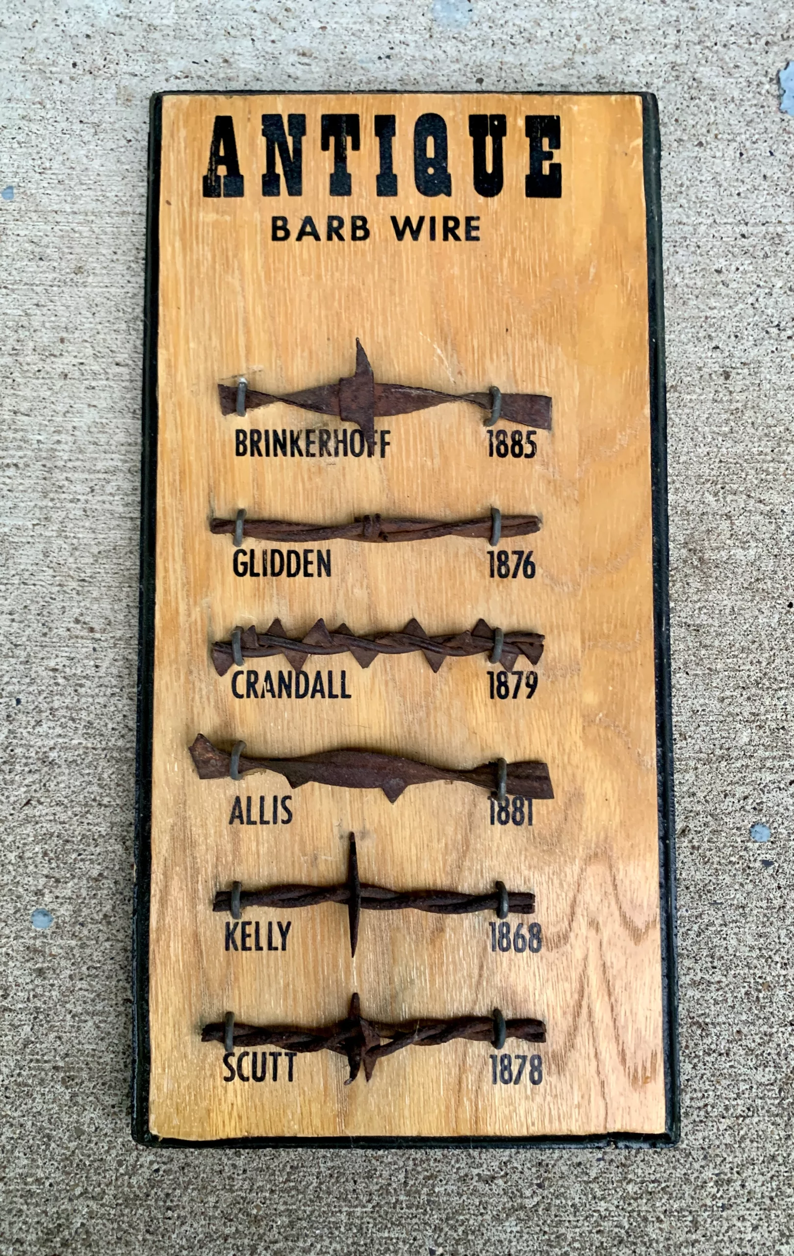 Antique Barb Wire Variants
