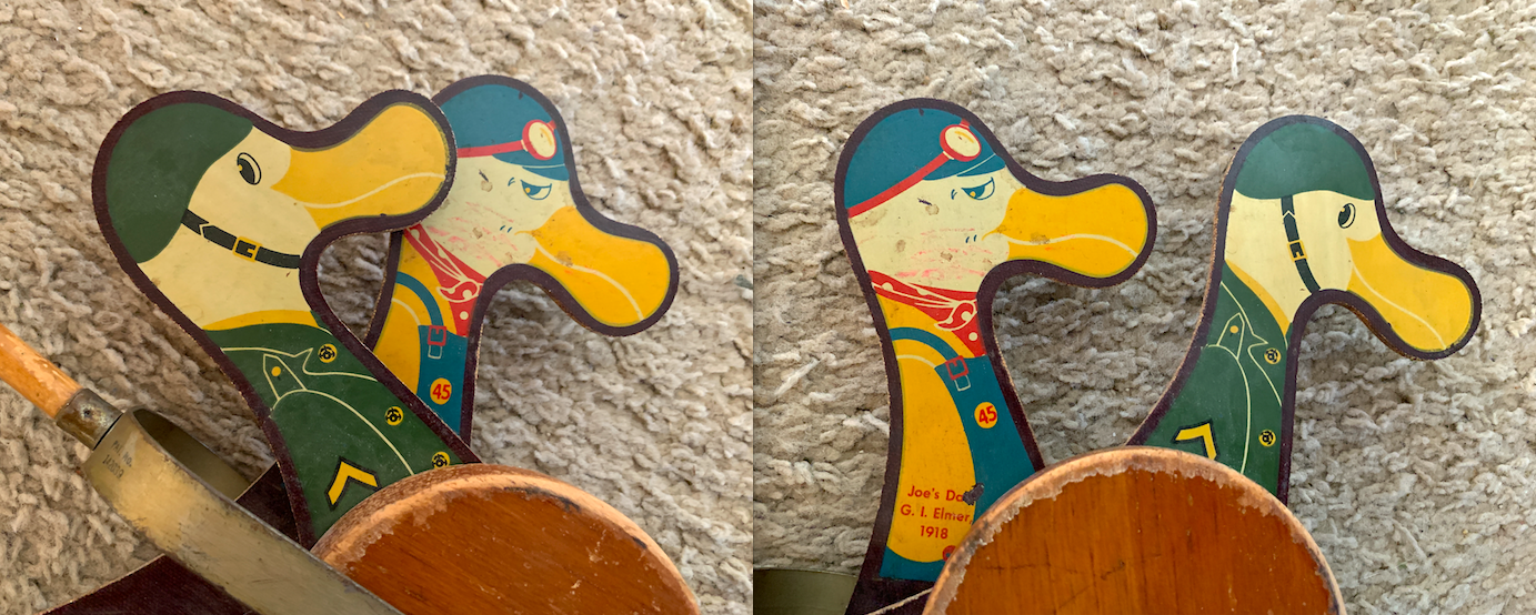 G.I. Joe and G.I. Elmer, as Ducks